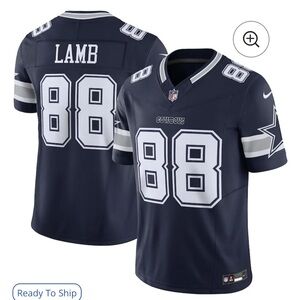 CeeDee Lamb Dallas Cowboys Jersey, NWOT